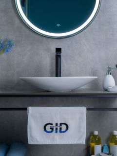 Раковина Gid N9022 51110 накладная белая 50x35x9